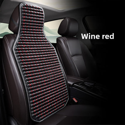 Car Seat Cushion Summer Cooling Mat Wooden Bead Ventilation Seat Pad