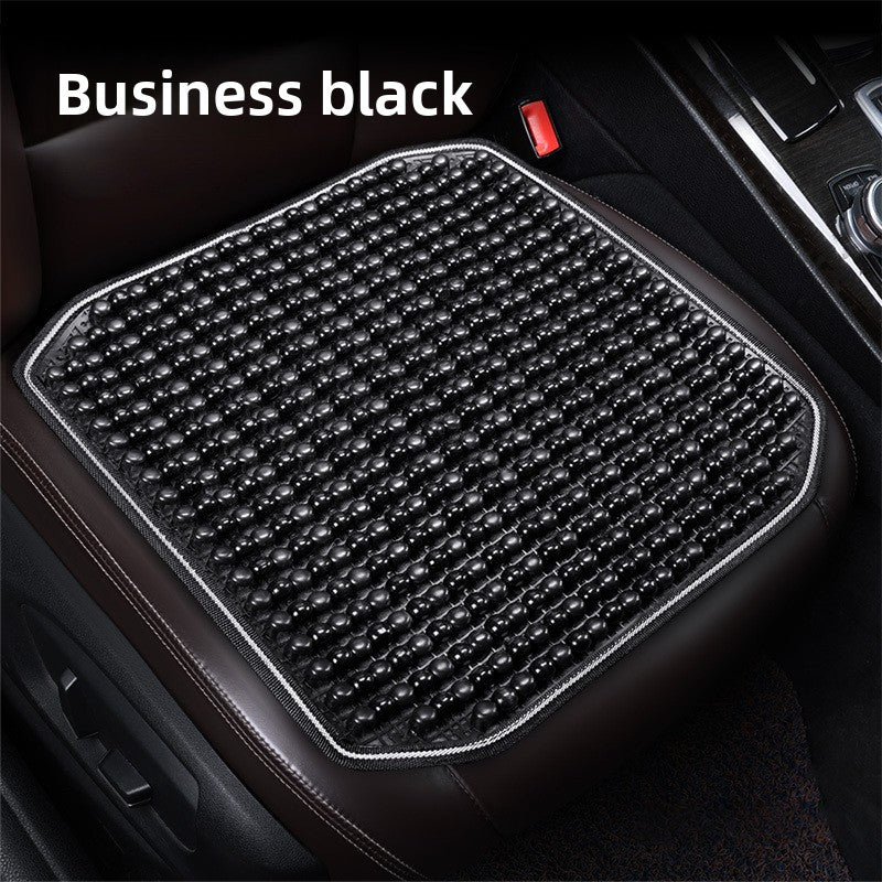 Car Seat Cushion Summer Cooling Mat Wooden Bead Ventilation Seat Pad
