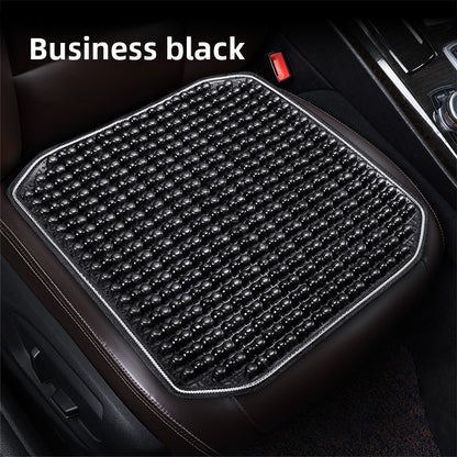 Car Seat Cushion Summer Cooling Mat Wooden Bead Ventilation Seat Pad