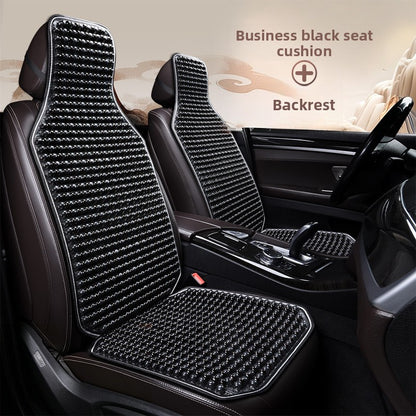 Car Seat Cushion Summer Cooling Mat Wooden Bead Ventilation Seat Pad