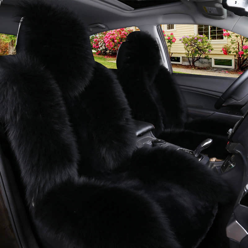 Car seat cushion - winter wool seat cushion