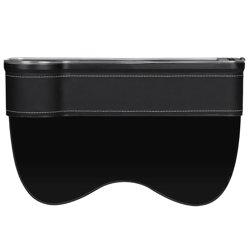 Car Seat Gap Storage Box Car Gap Storage Box Atmosphere Light with Charging Multifunction Car Interior Supplies