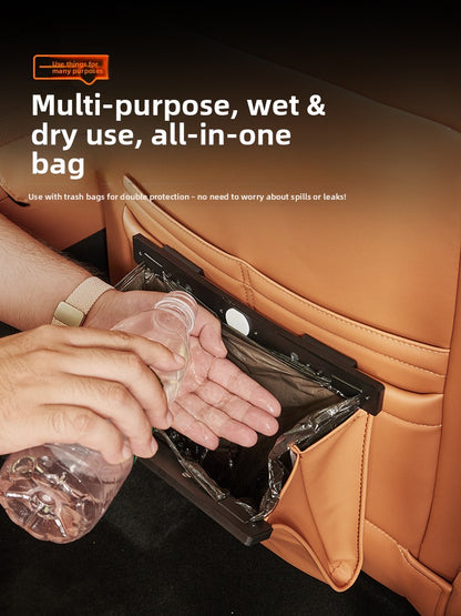 Car seat trash bags and storage bags