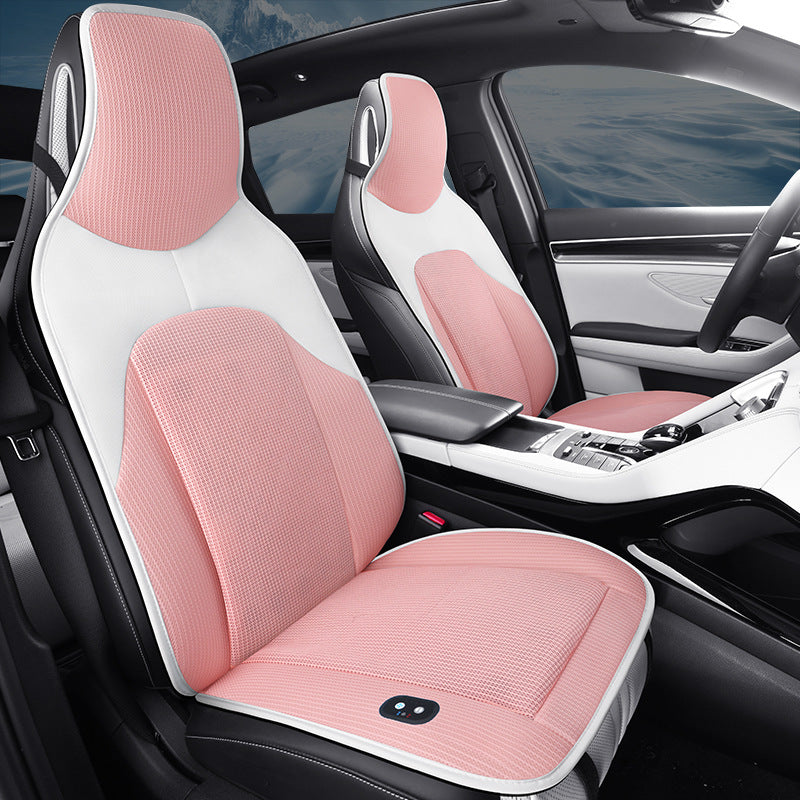 Car seat ventilation belt fan