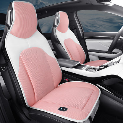 Car seat ventilation belt fan
