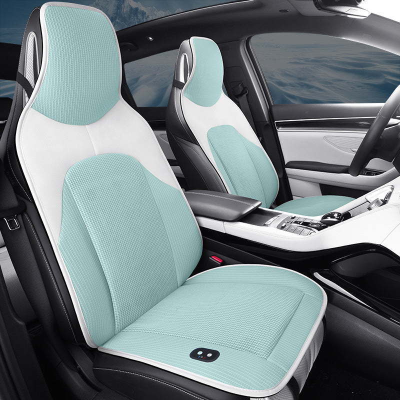 Car seat ventilation belt fan