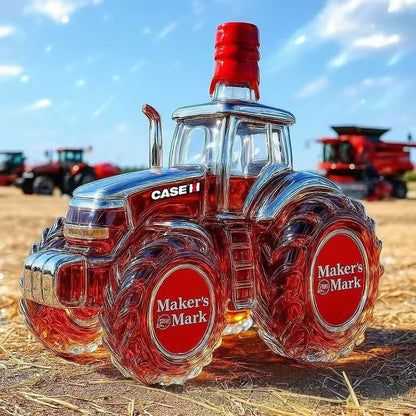 Car-Shaped Glass Liquor Bottle with Seal