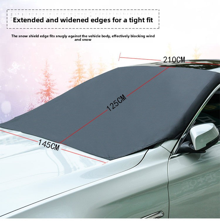 car snow cover