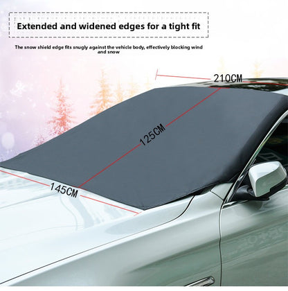 car snow cover