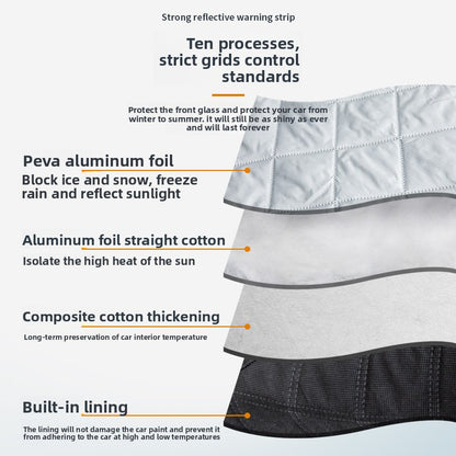 Car Snow Frost Cover Windshield Sunshade