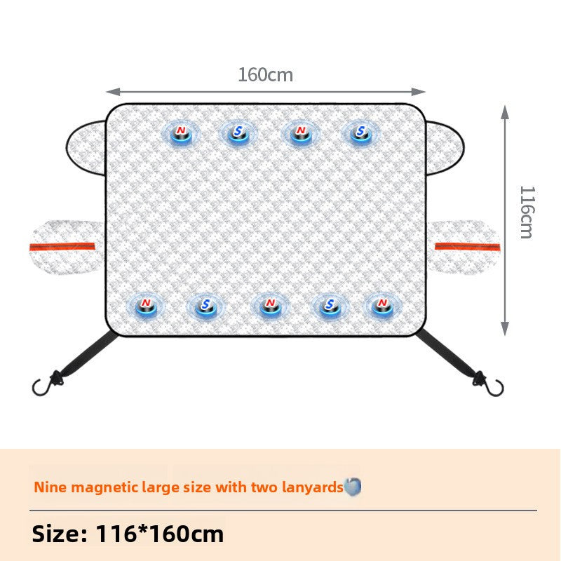 Car Snow Shield Magnetic Suction Thickened Car Clothing