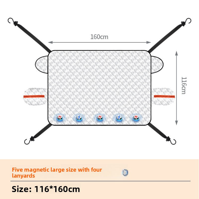 Car Snow Shield Magnetic Suction Thickened Car Clothing