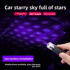 car star light blue purple