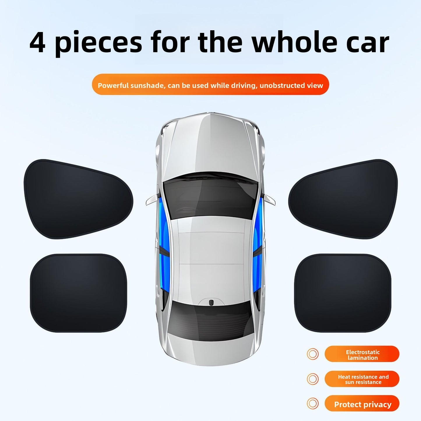 Car static cling film