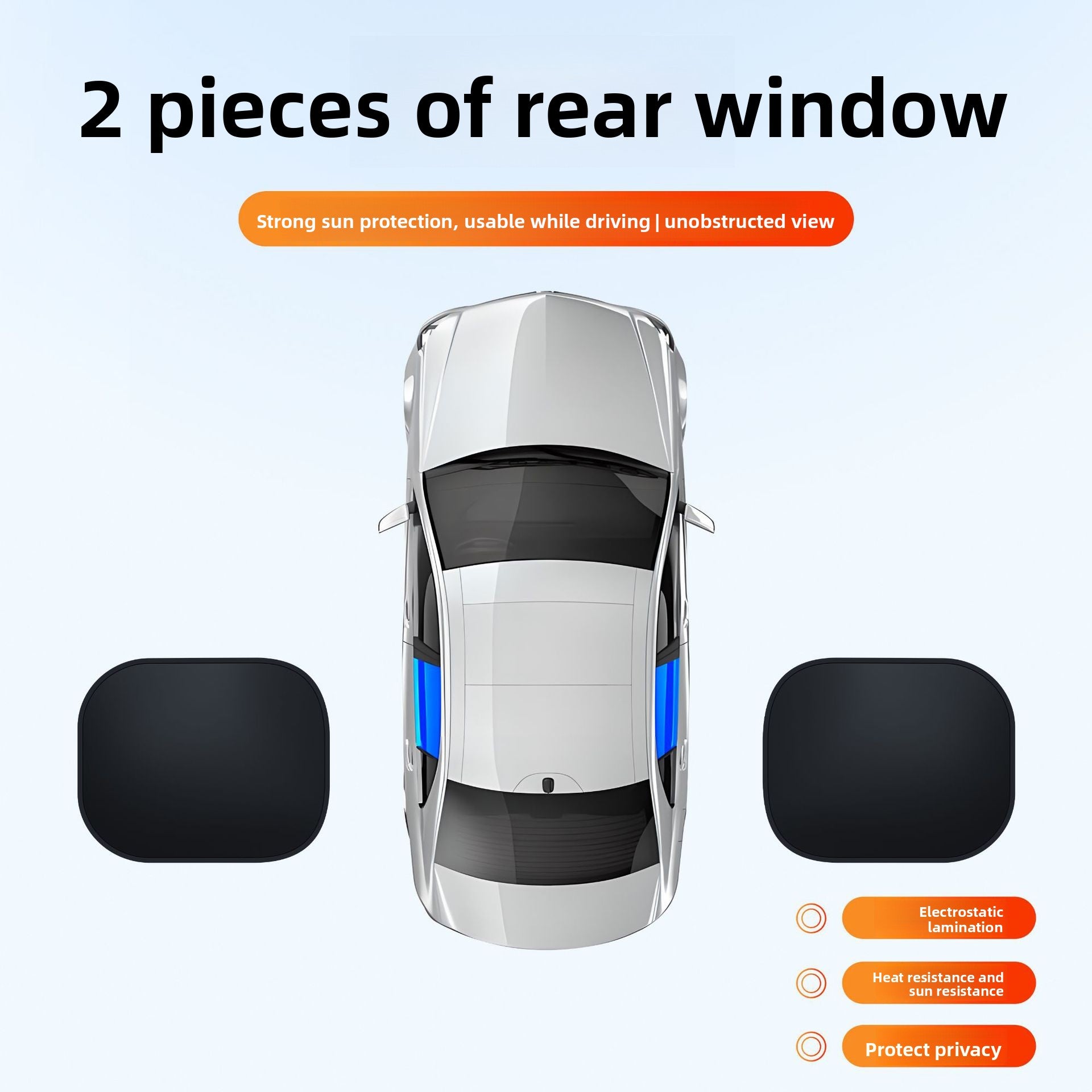 Car static cling film