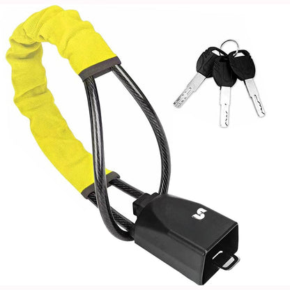 Car Steering Wheel Lock with Safety Belt and Buckle