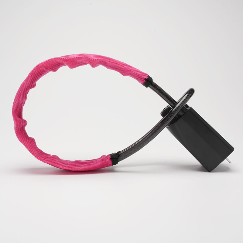 Car Steering Wheel Security Lock with Steel Cable