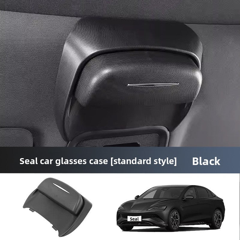 Car Suede Glasses Holder Storage Box