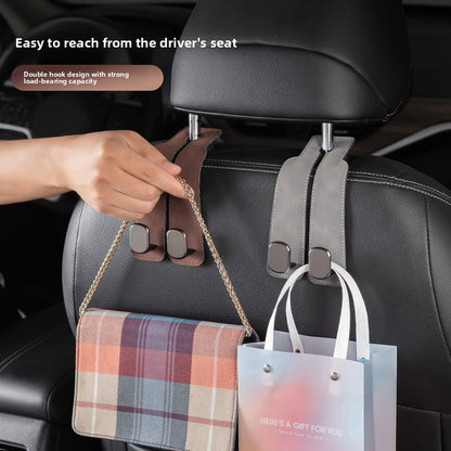 Car suede metal hook