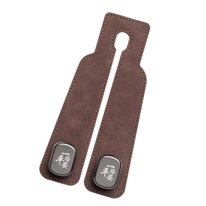 Car suede metal hook