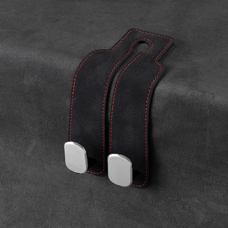 Car suede metal hook