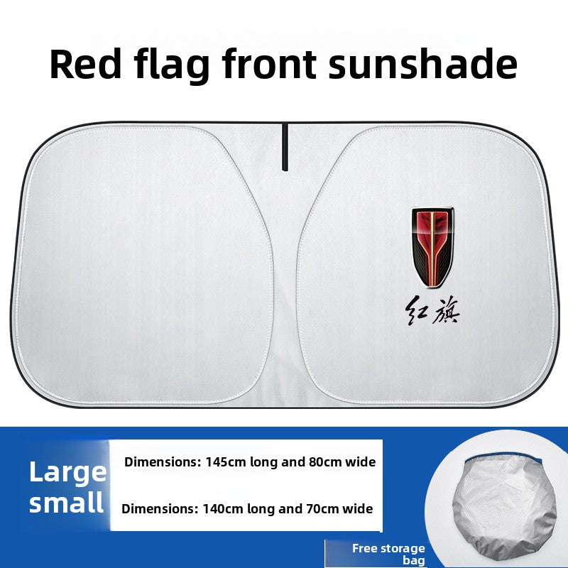 Car sun protection, heat insulation and wind shield