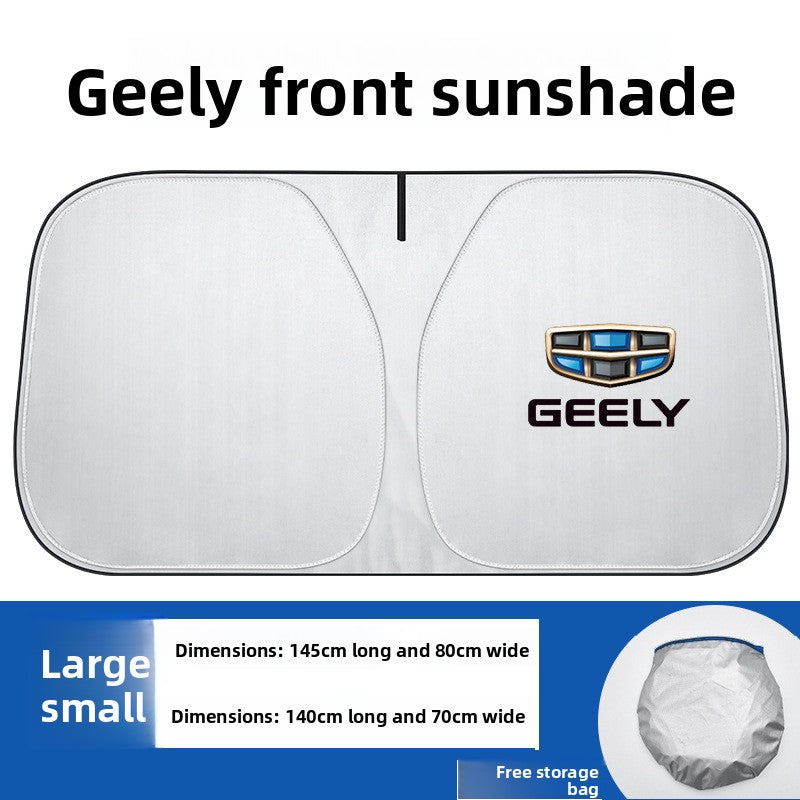 Car sun protection, heat insulation and wind shield