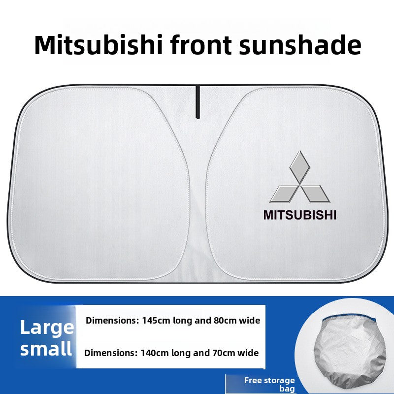 Car sun protection, heat insulation and wind shield