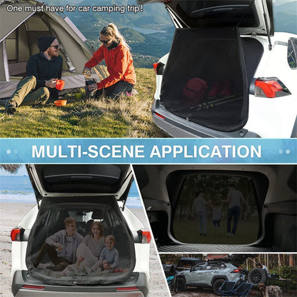 Car sunshade, trunk mesh fabric