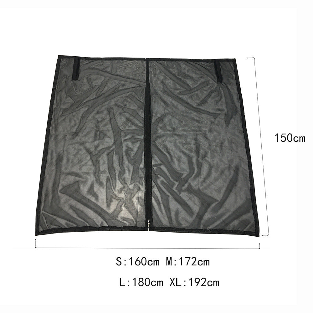 Car sunshade, trunk mesh fabric