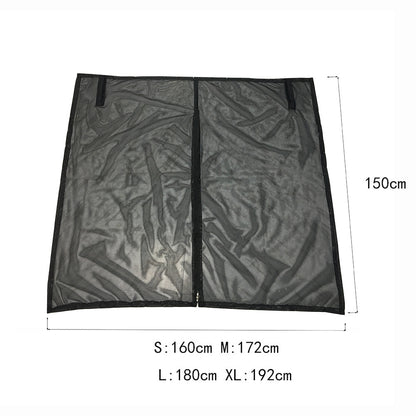 Car sunshade, trunk mesh fabric