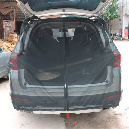Car sunshade, trunk mesh fabric