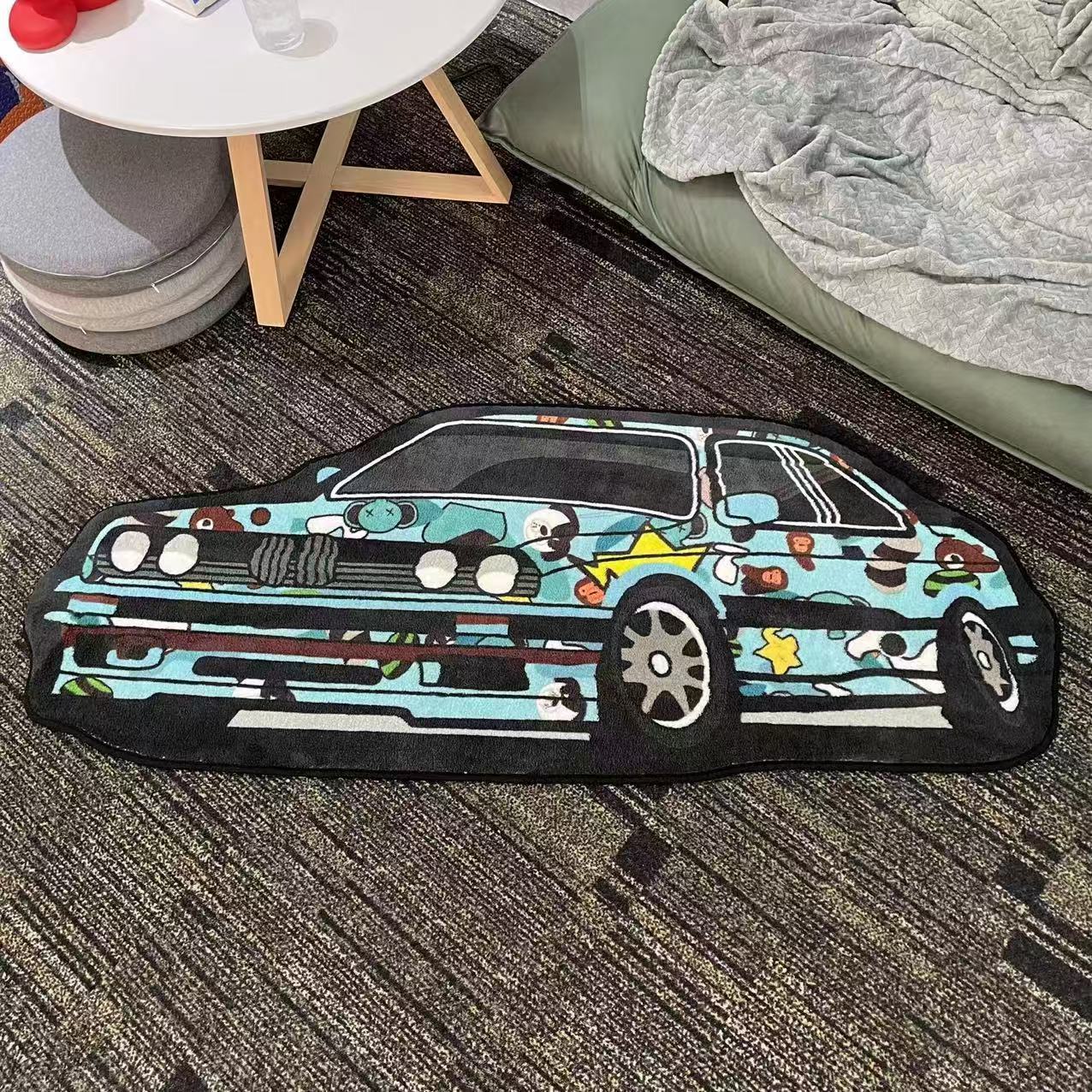 Car-Themed Floor Mat
