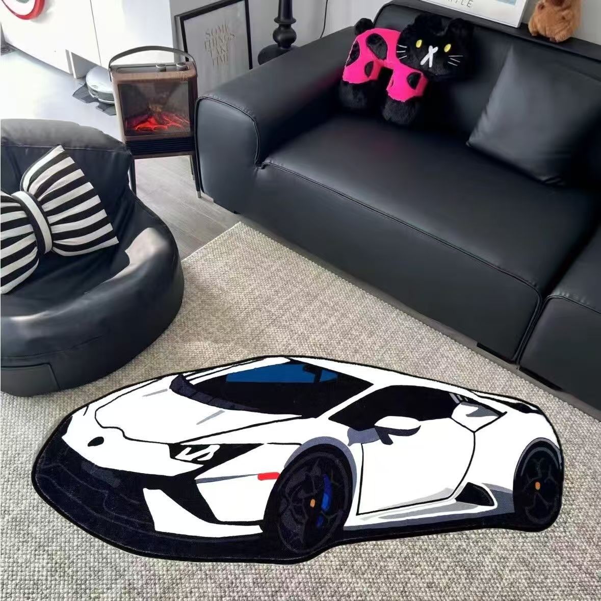 Car-Themed Floor Mat
