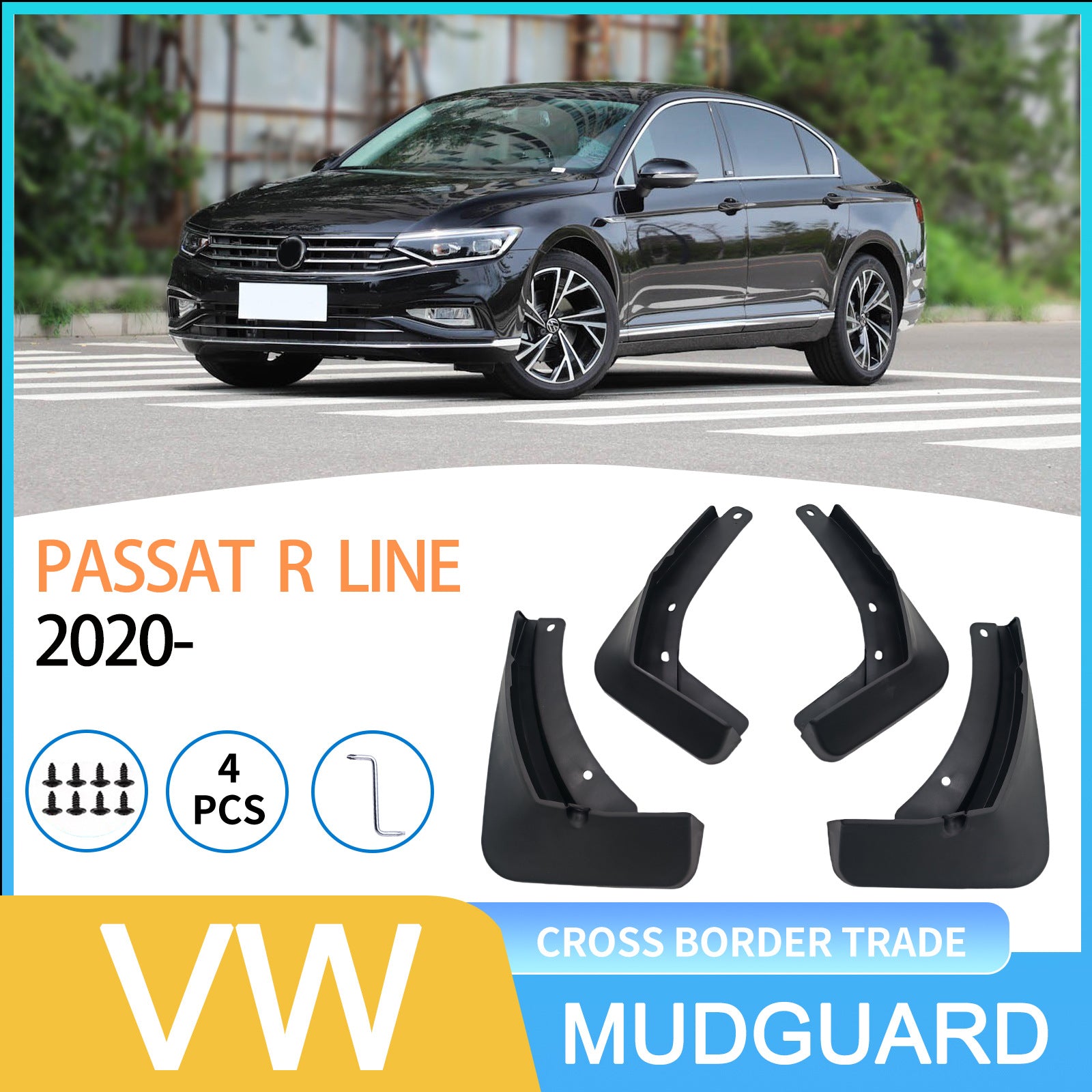 Car tire mudguard
