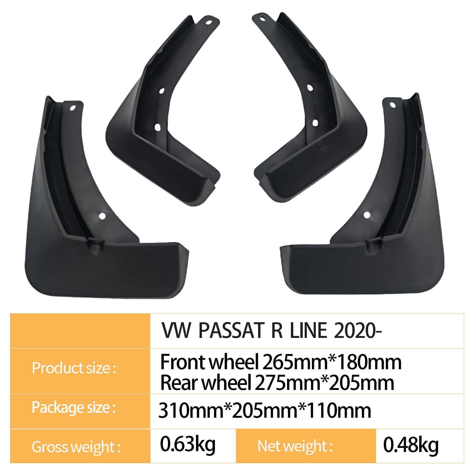 Car tire mudguard