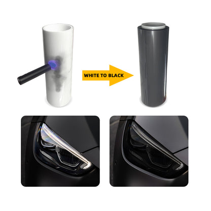 Car TPU Blackened Headlight Protective Film
