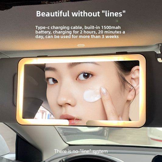 Car vanity mirror