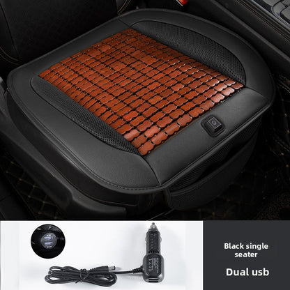 Car Ventilated Cooling Seat Pad with USB Charging