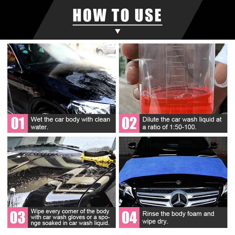 Car wash detergent