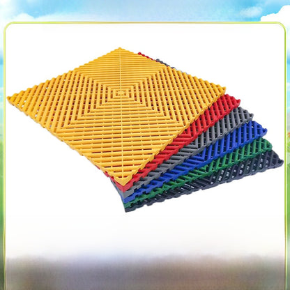 Car Wash Floor Grate 1.8 Classic Model 40*40 Car Wash Room Drainage Grid Board Plastic Interlocking Drainage Grid Anti-Slip
