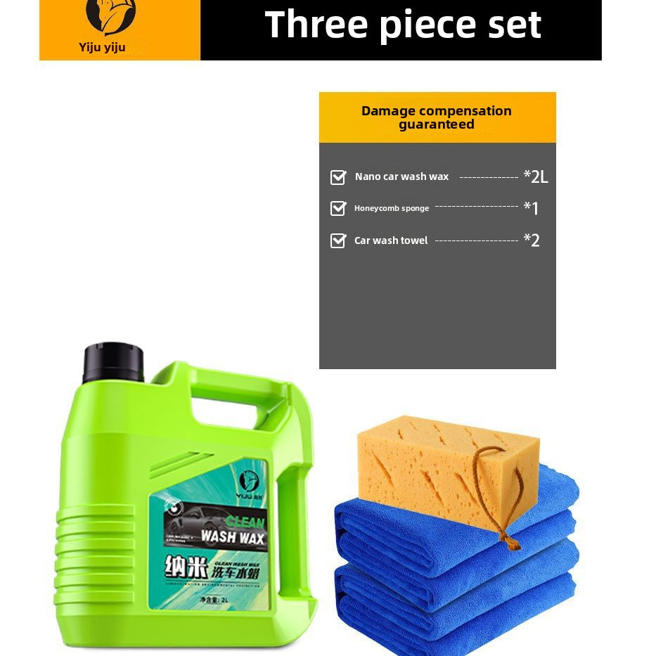 Car Wash Liquid, Water Wax Tools