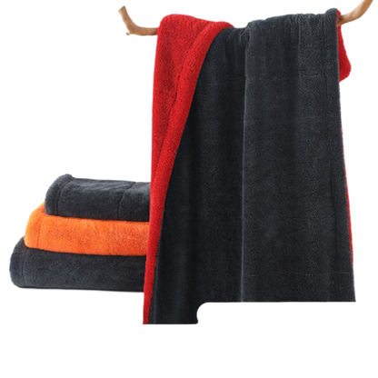 Car washing dual-color double-layer cleaning cloth