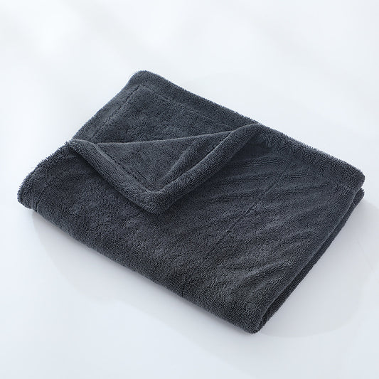 Car washing dual-color double-layer cleaning cloth