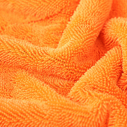 Car washing dual-color double-layer cleaning cloth