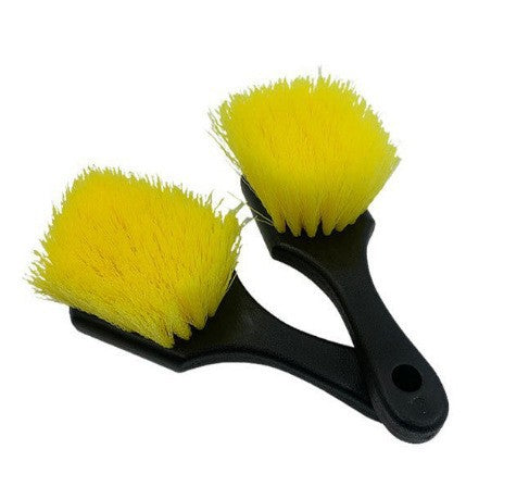 Car Wheel Hub Cleaning Brush with Rim and Soft Bristles