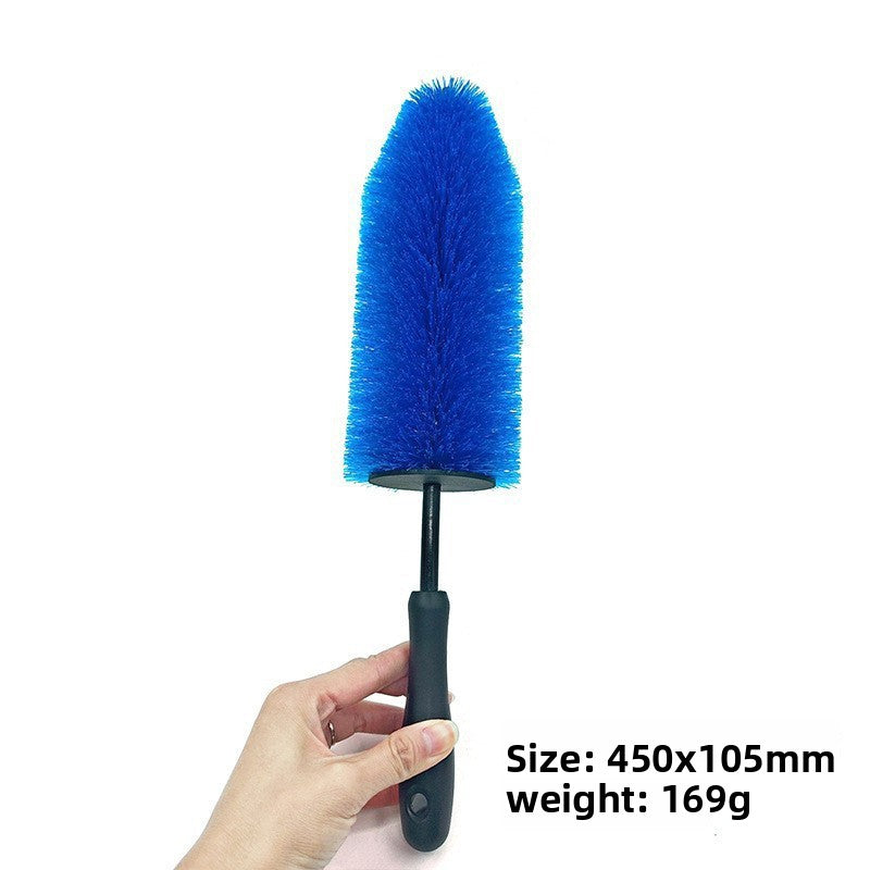 Car Wheel Hub Cleaning Brush with Rim and Soft Bristles