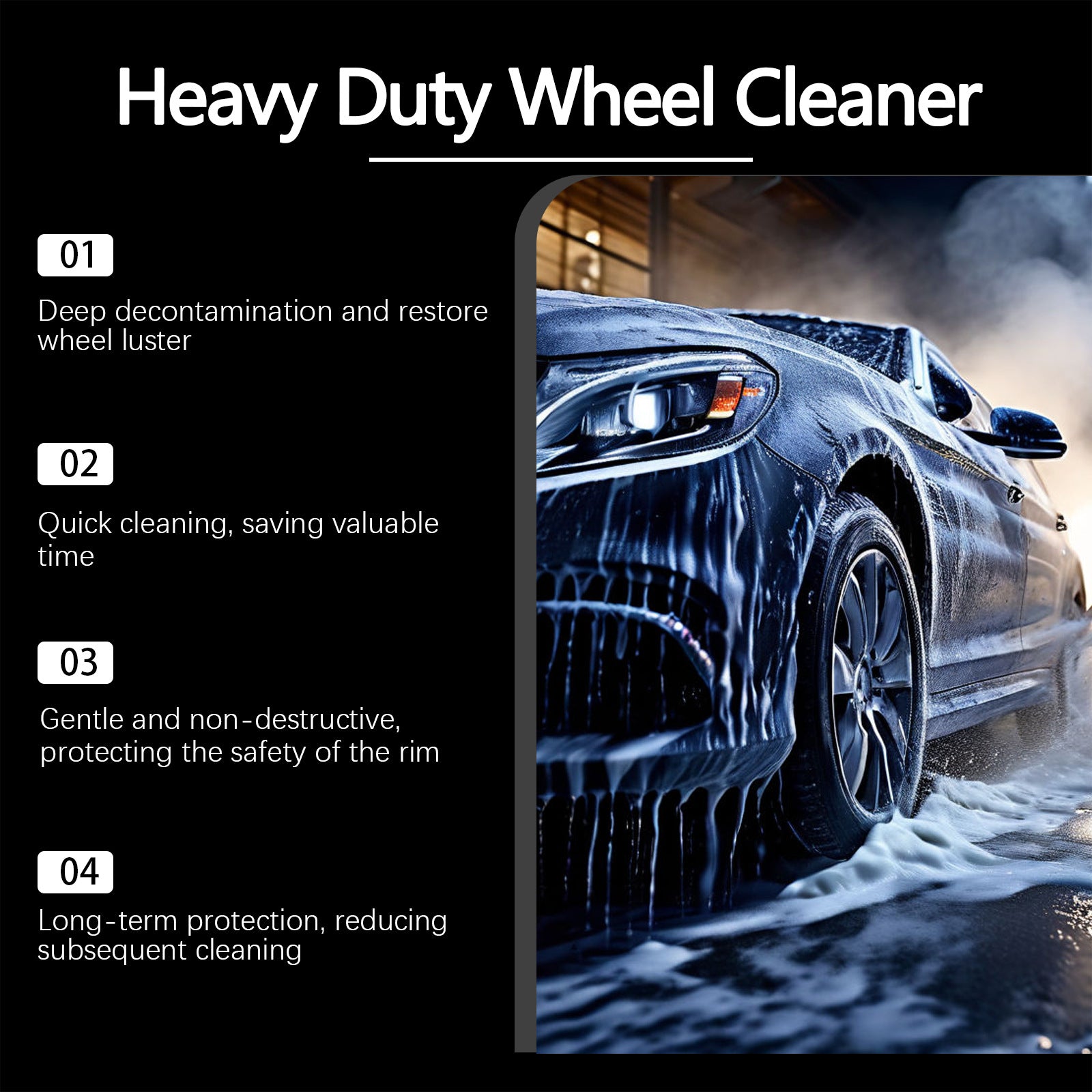 Car Wheel Rim Cleaner