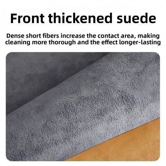 Car Windshield Cleaning Tool with Suede Cloth