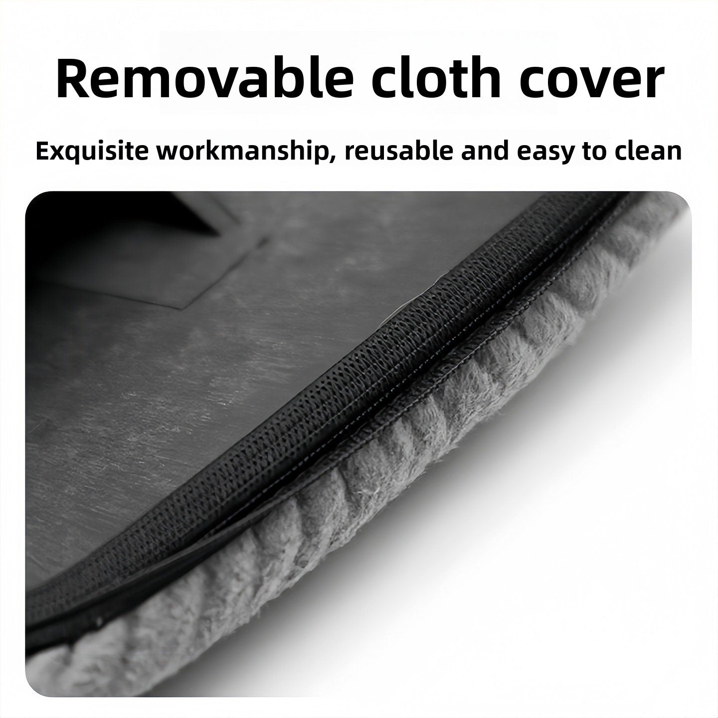 Car Windshield Cleaning Tool with Suede Cloth